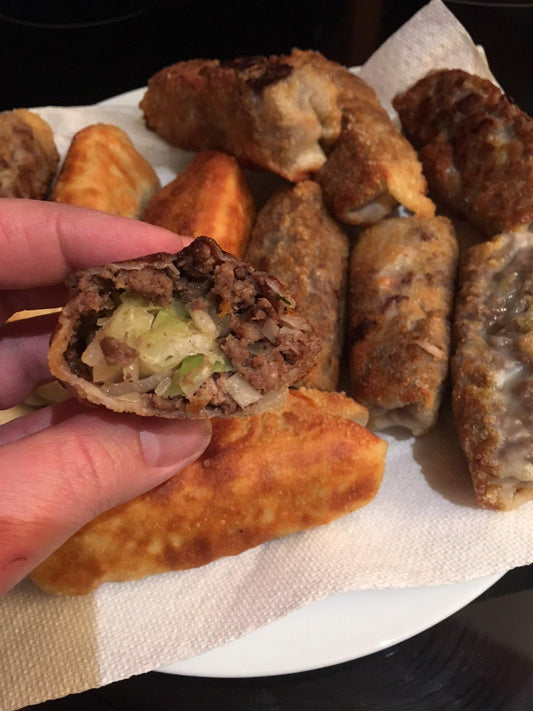 Bison Egg Rolls or Wontons - Healthy Bison Meat Snack Sticks - BUFF