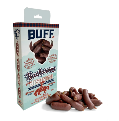 BUCKAROO'S - Healthy Bison Meat Snack Sticks - BUFF